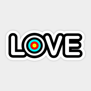 Archery Love Sticker